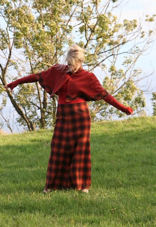 Káro sukně dlouhááááá — foto 2