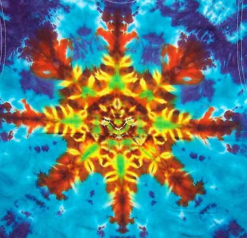 Sluneční mandala-tričko — foto 2