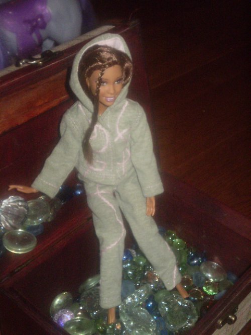 Tepláková souprava na Barbie — foto 5