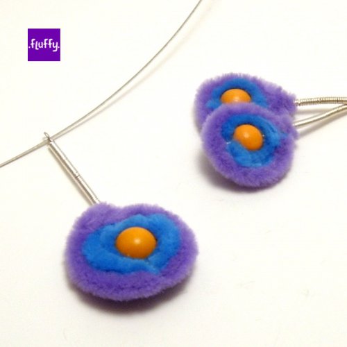 Target Orange&Purple - necklace I. — foto 3