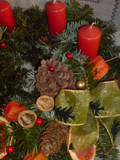ADVENTNÍ VĚNEC - přírodní — foto 5