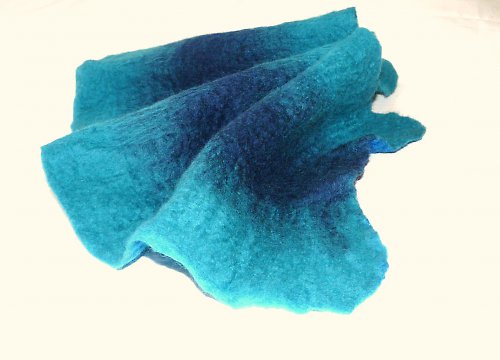 Nákrčník / krátká šála "Blues" — foto 4