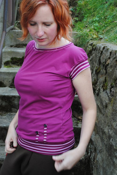Lila a pruhy , vel. M — foto 3