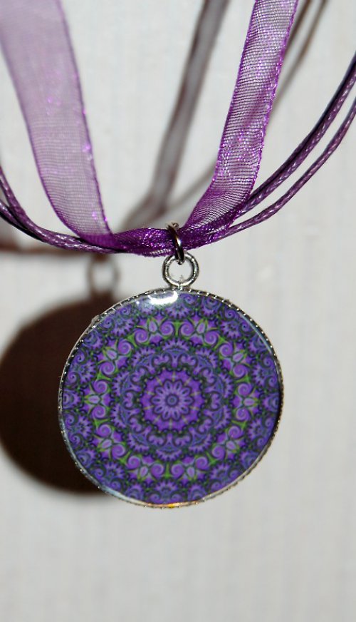 Fialová mandala — foto 2