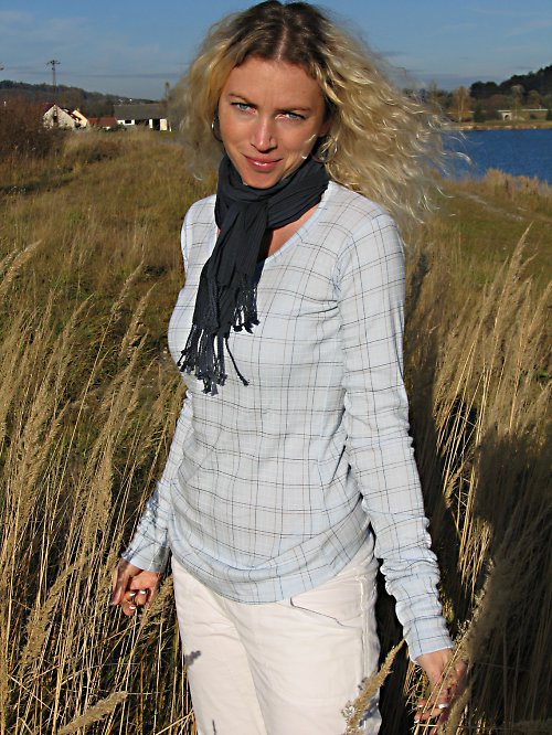 Kostkované triko — foto 2
