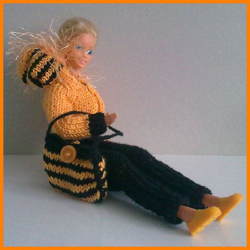 Ležérní komplet pro Barbie 30% SLEVA — foto 2