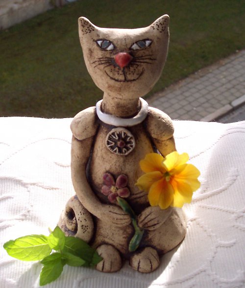 Kočka s kytičkou — foto 3
