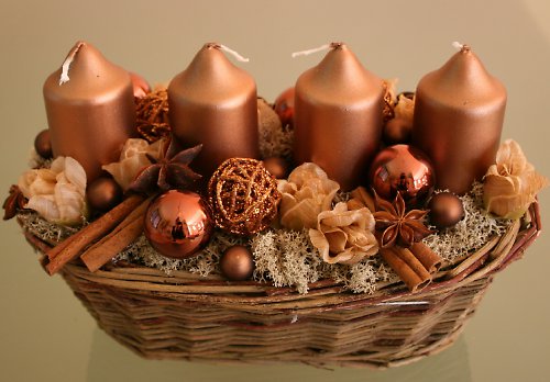 Adventní svícen hnědý — foto 2