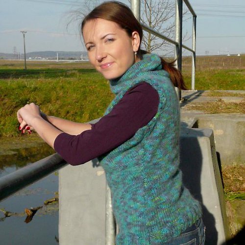 Pletený rolák Deep Ocean — foto 2