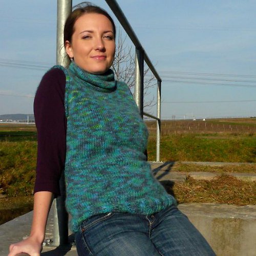 Pletený rolák Deep Ocean — foto 3