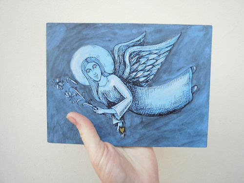 Obrázek modrého anděla — foto 2