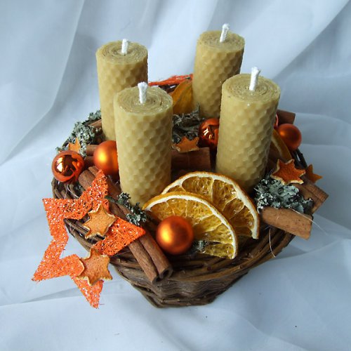 Adventní svícen medový - rezervace — foto 2