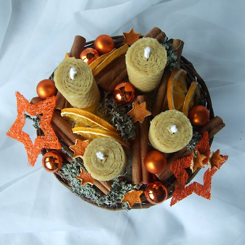 Adventní svícen medový - rezervace — foto 3