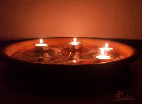 Adventní mozaiková dekorace — foto 6
