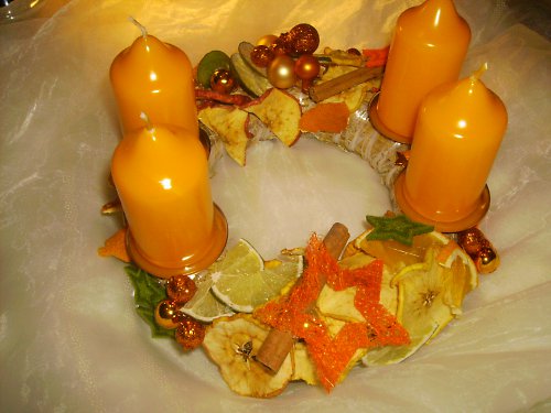 Voňavý adventní věnec — foto 4