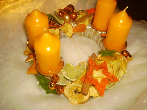 Voňavý adventní věnec — foto 5