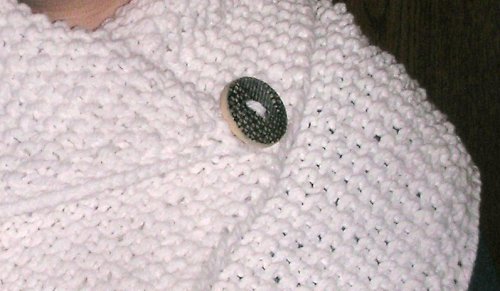 Šála s keramickým knoflíkem — foto 2