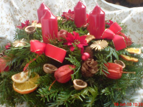 ADVENTNÍ VĚNEC - patrový, bohatý — foto 6