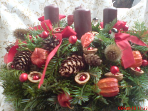 ADVENTNÍ VĚNEC - patrový, bohatý — foto 4
