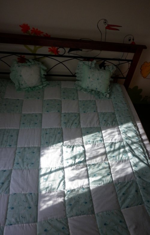 Deka+2 polštářky patchwork-jen tak — foto 3
