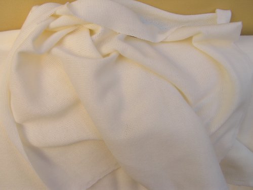 Pletenina oděvní bílá-champagne-sleva!!! — foto 2