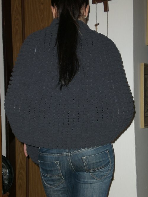 Pletené pončo !!! Vánoční sleva !!! — foto 3