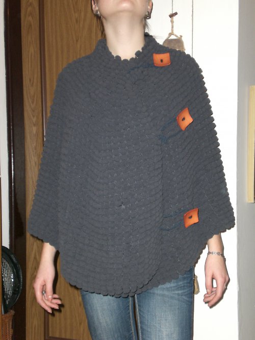 Pletené pončo !!! Vánoční sleva !!! — foto 4