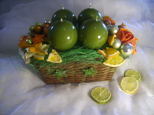 Voňavý adventní svícen — foto 2