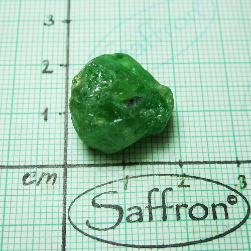 Tsavorit surový (Mali grosulár) č.2 — foto 2