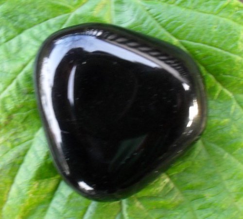 Obsidián stříbrný 35X35mm — foto 2