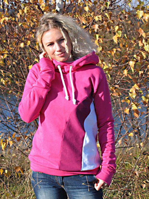 Růžová mikina — foto 2