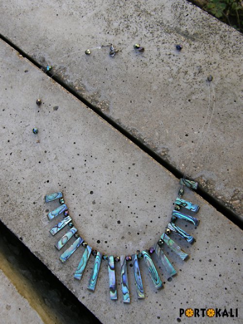 Moemoea o paua 2 - náhrdelník — foto 2