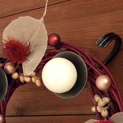 Adventní věnec kovaný — foto 3