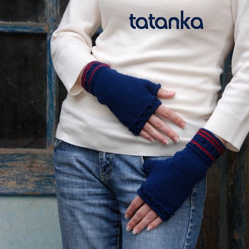 Elegantní tmavě modré návleky — foto 3
