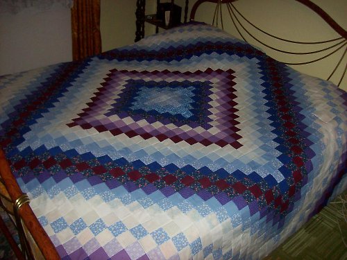 BLUE WAVE maxi patchwork přehoz SLEVA!!! — foto 2