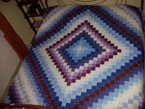 BLUE WAVE maxi patchwork přehoz SLEVA!!! — foto 3