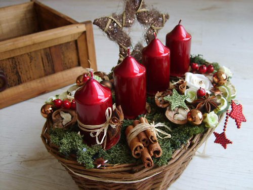 Adventní svícen...s hvězdou — foto 3