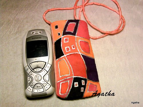 Hedvábný obal na mobil — foto 3