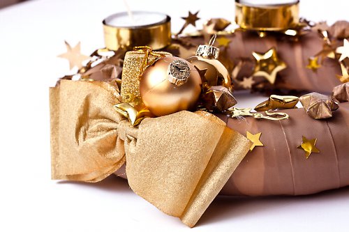 SLEVA - Zlaté nebe - Adventní věnec — foto 4