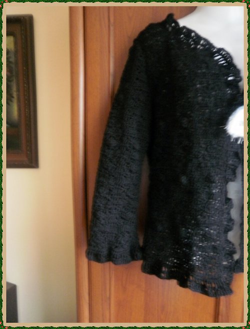 Háčkovaný kabátik — foto 2