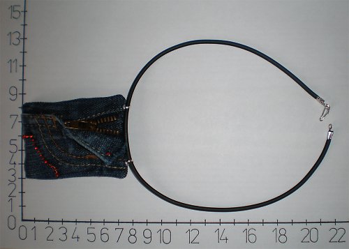 Džínový náhrdelník — foto 3