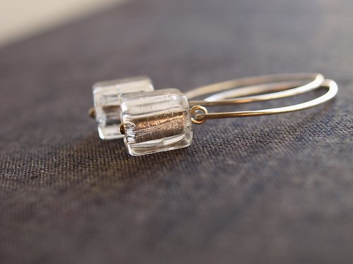 Naušnice ICE © sklo+ Ag 925 — foto 4