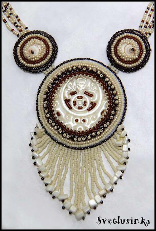 Náhrdelník "Kávový talisman" — foto 2