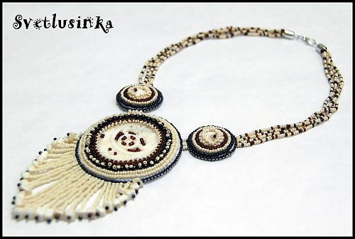 Náhrdelník "Kávový talisman" — foto 3