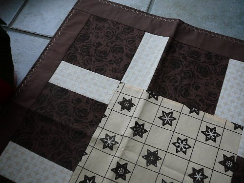 Vánoční patchwork čtverec — foto 2