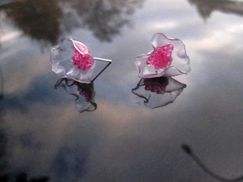 Plastic pink flower — foto 2