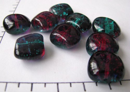 České praskačky polštářky 13 x 15 mm 2 ks — foto 3