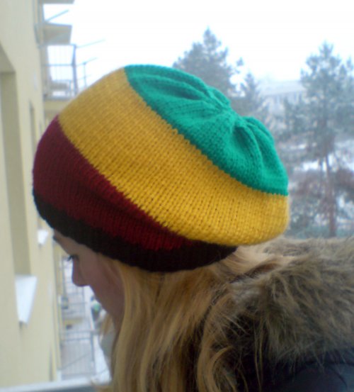 Čepice ala pytel RASTA — foto 2