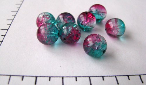 České praskačky korálky 10mm 4 ks — foto 2