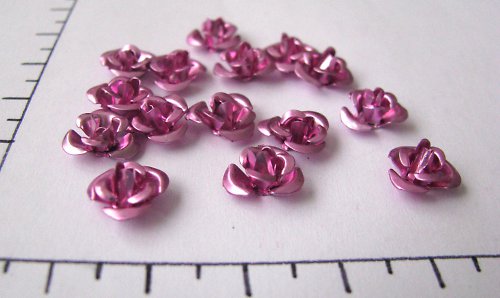 Korálek růžička 10mm, 5ks — foto 2